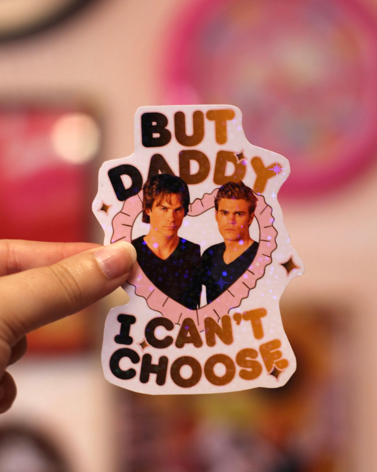 Sticker à Paillettes Vampire Diaries