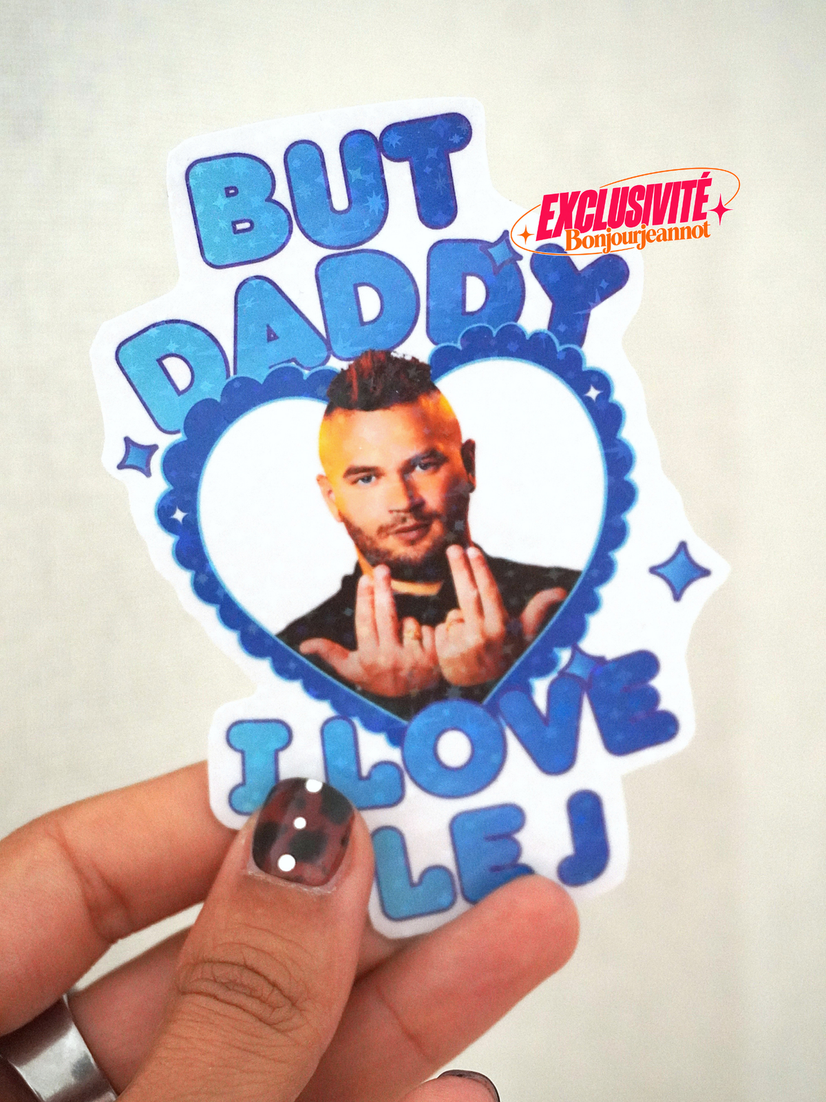 Sticker à Paillettes JUL