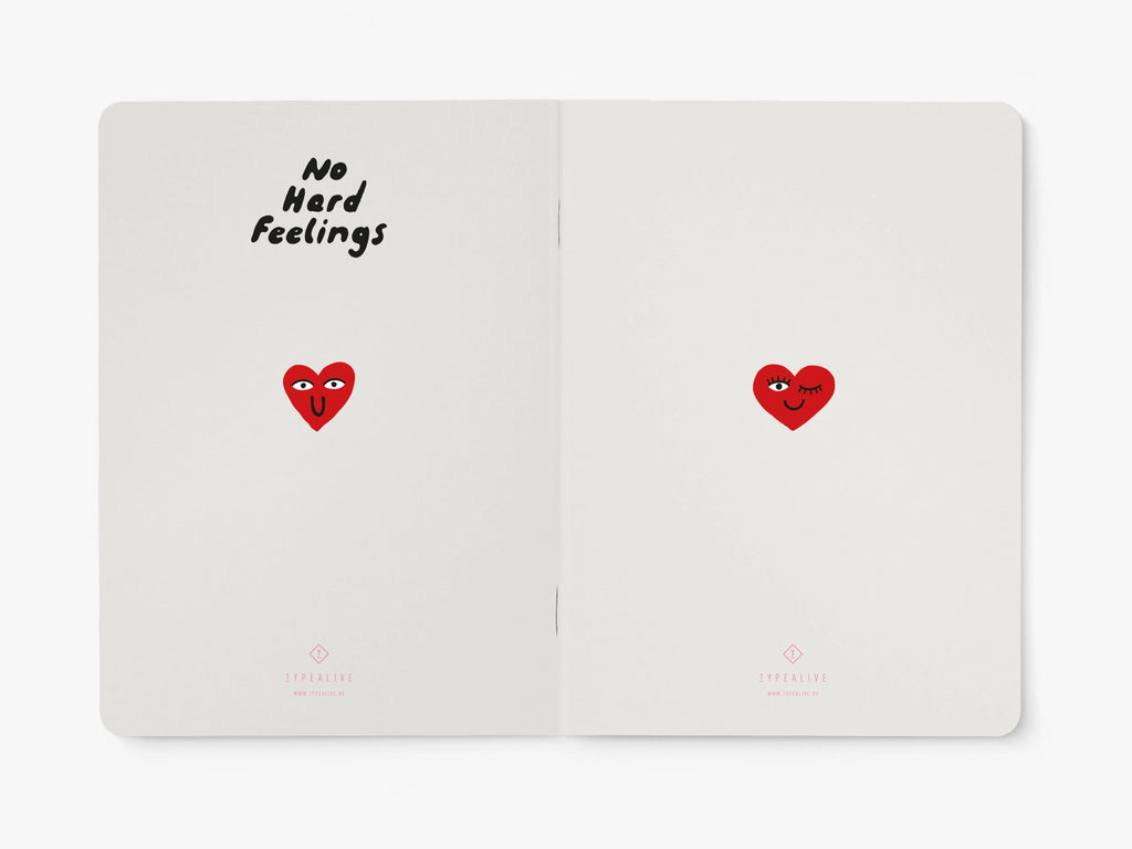 Carnet A5 illustré – No hard feelings