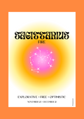 Affiche astrologie - Sagittaire