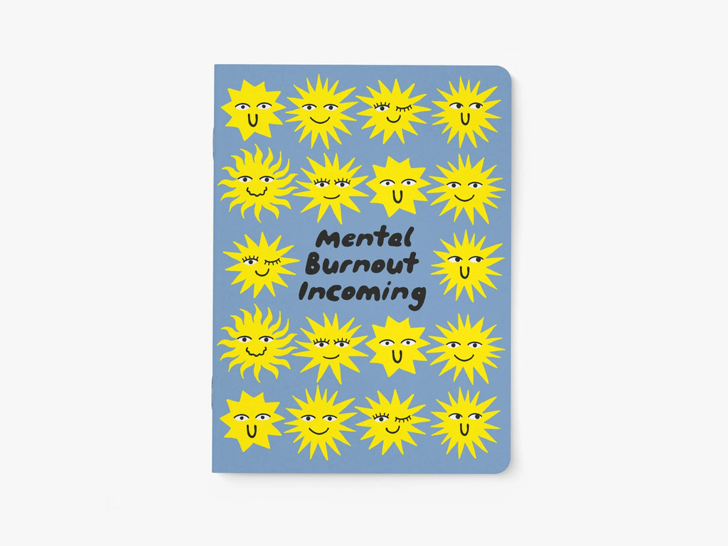 Carnet A5 illustré – Mental burnout incoming