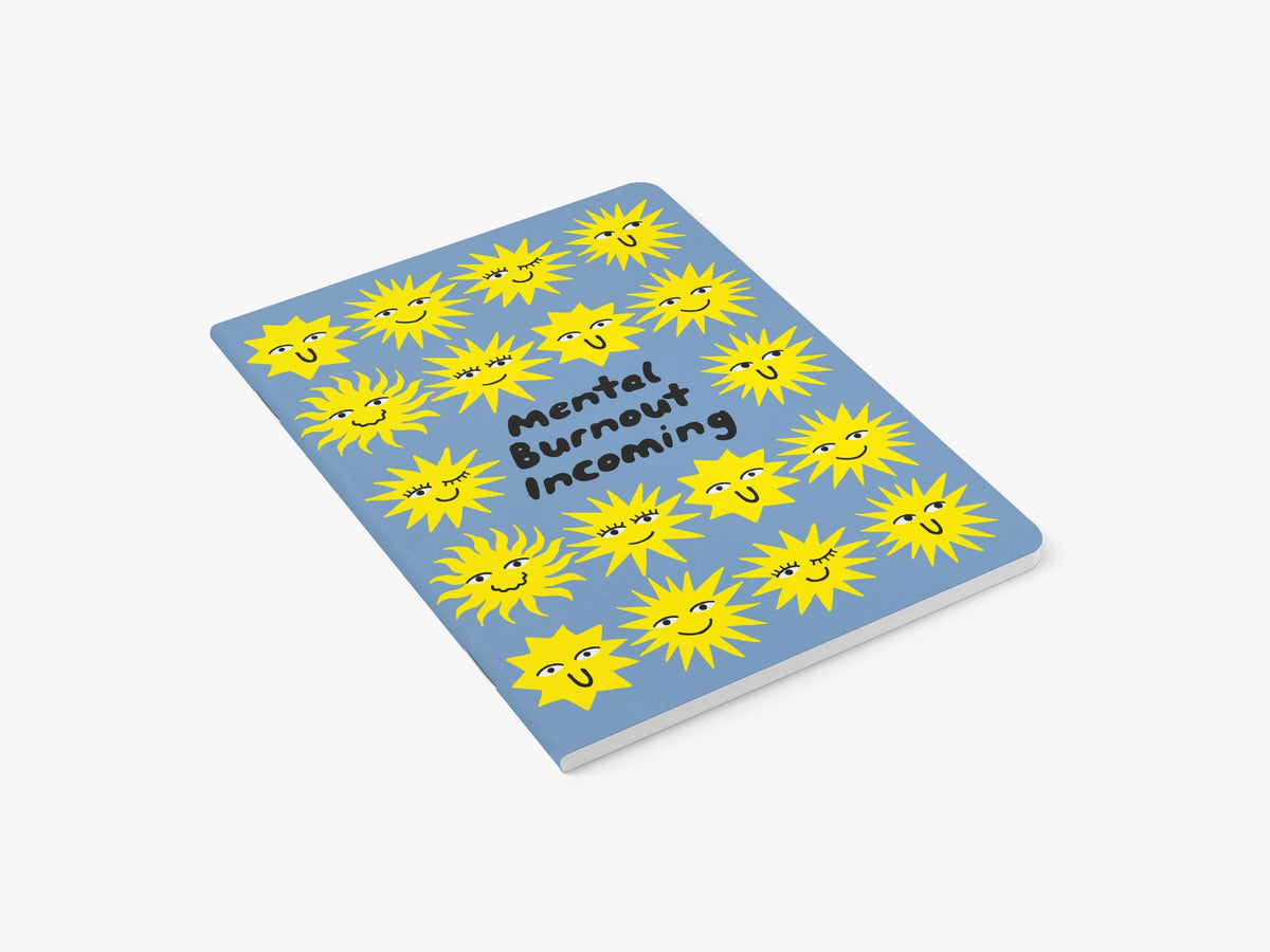Carnet A5 illustré – Mental burnout incoming