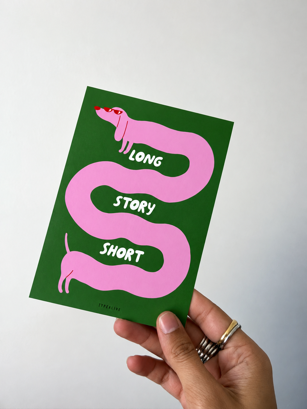 Long story carte de Vœux – Remerciement, Anniversaire & Plus
