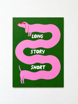 Long story carte de Vœux – Remerciement, Anniversaire & Plus
