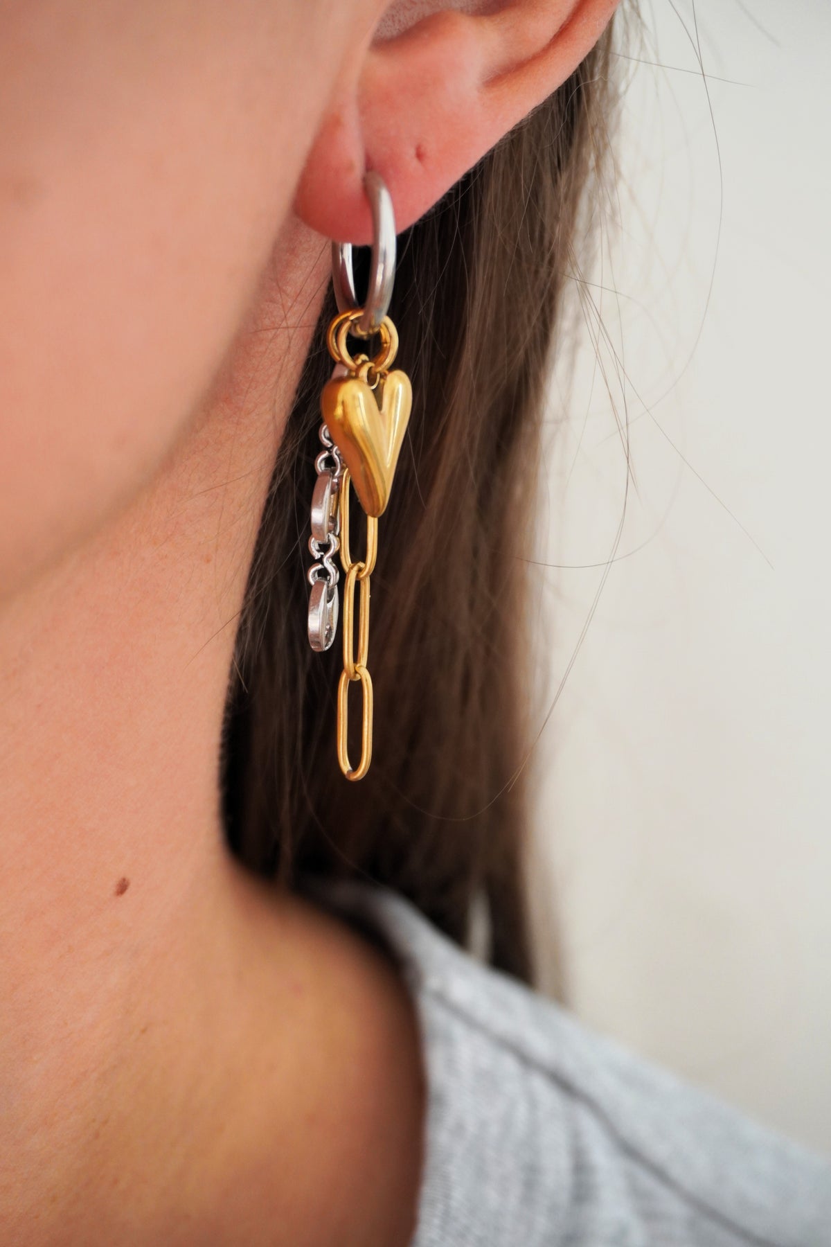 Boucle d'oreille - HEART ATTACK