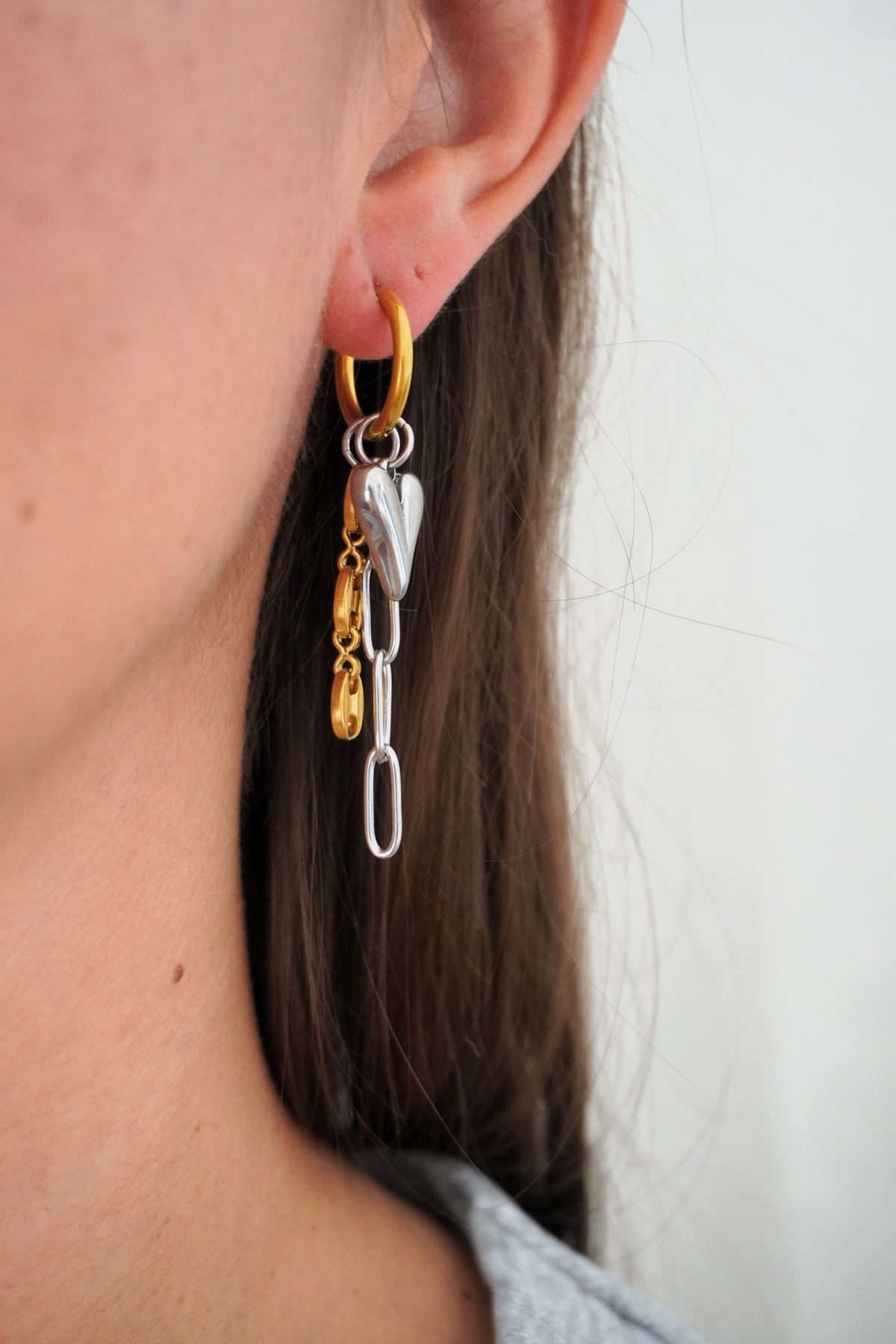 Boucle d'oreille - HEART ATTACK