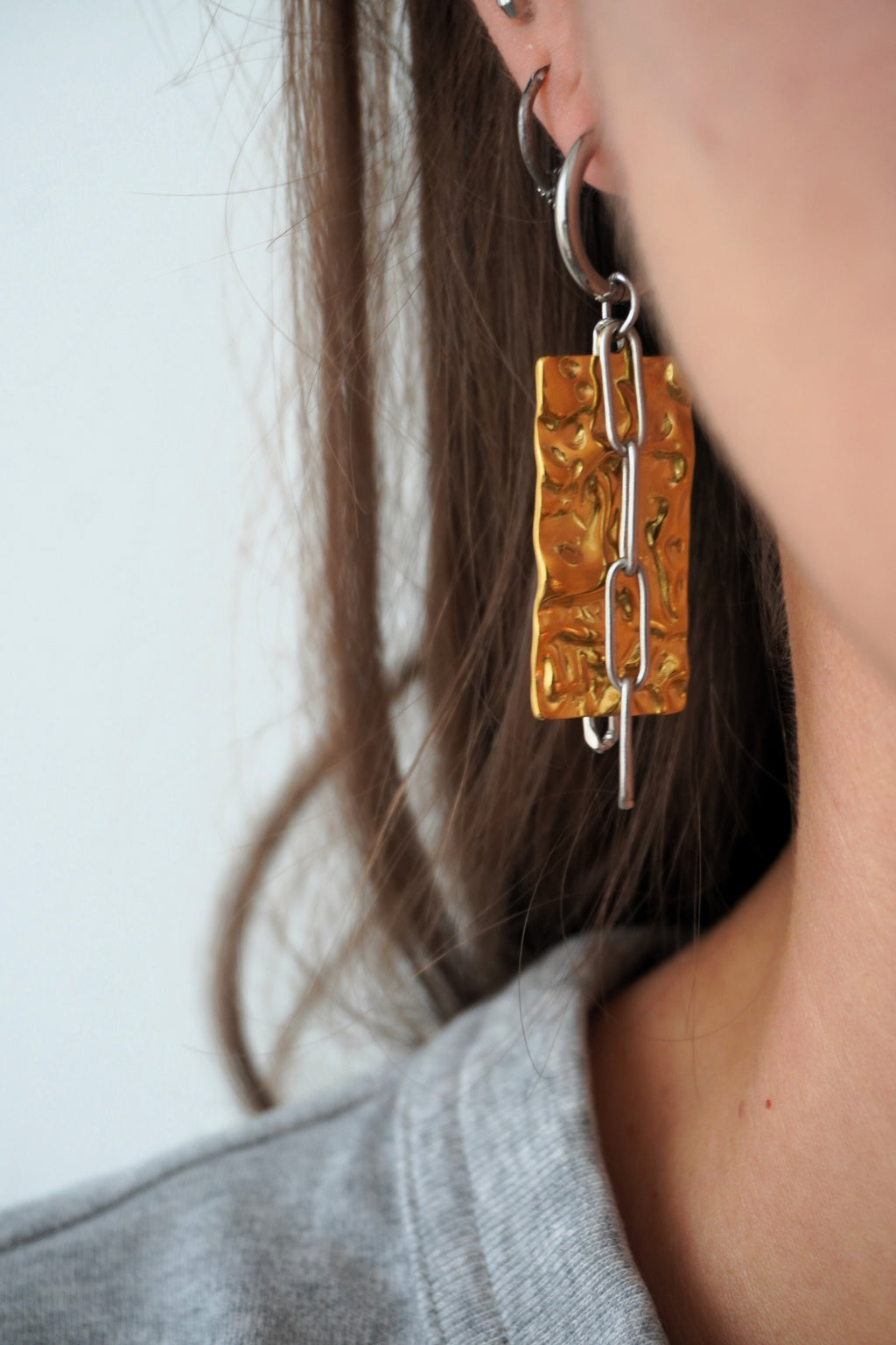 Boucle d'oreille - METAL SKIN