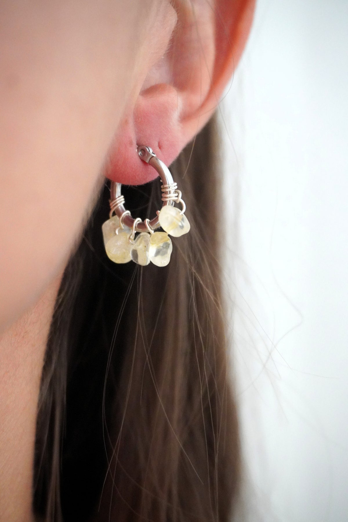 Boucle d'oreille PRISM Silver