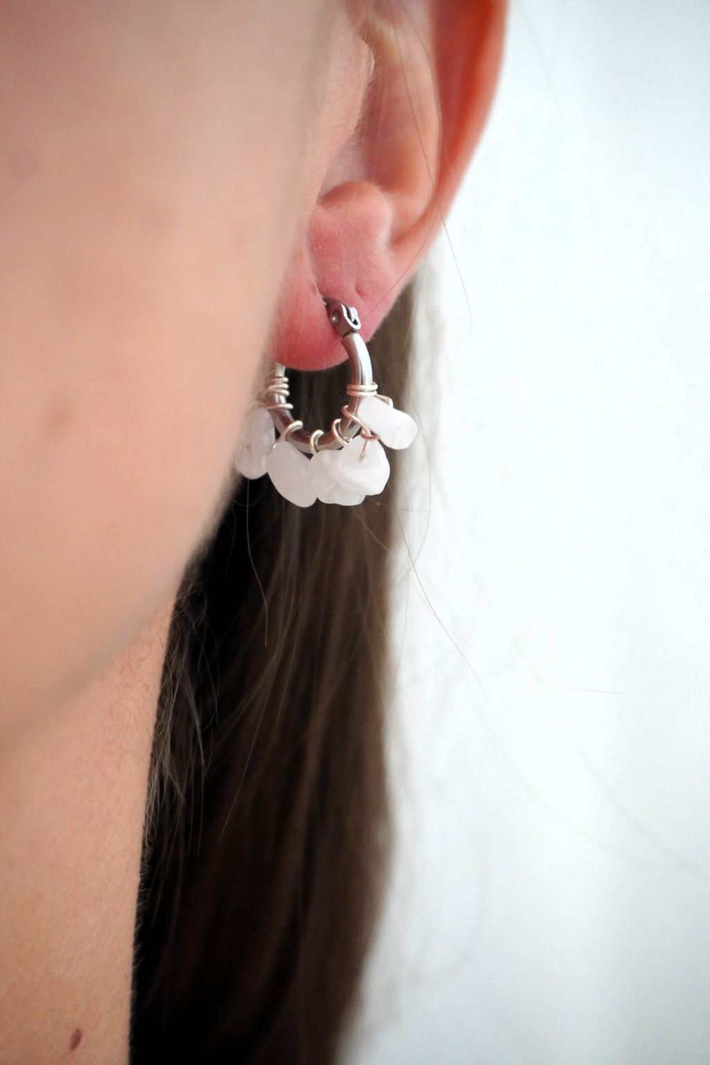 Boucle d'oreille PRISM Silver