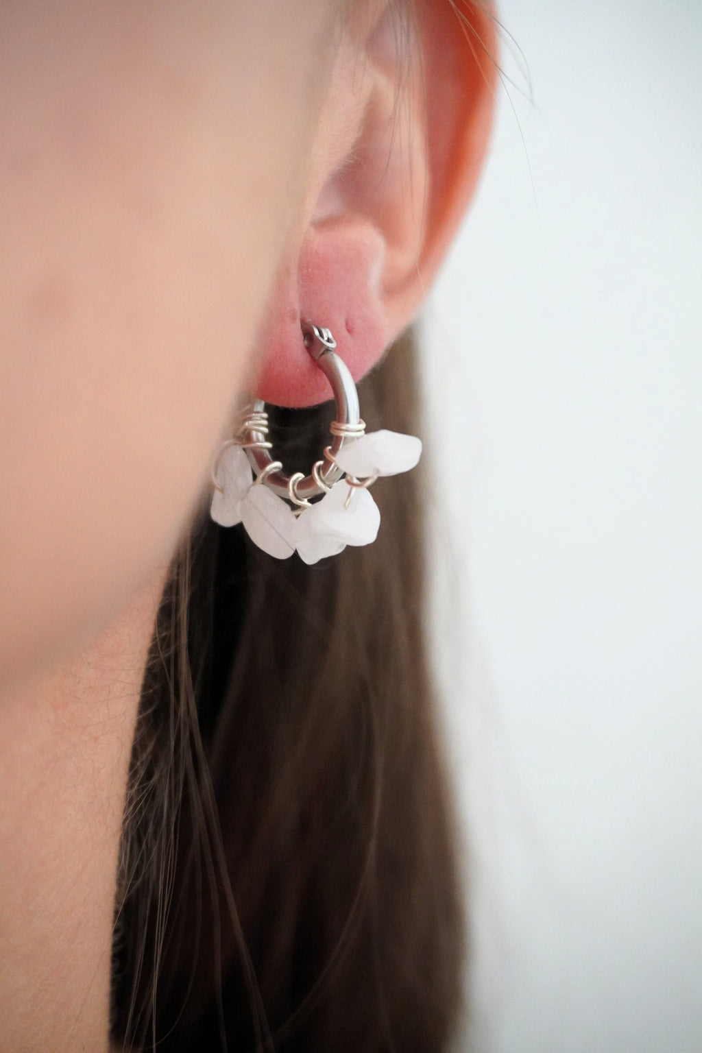 Boucle d'oreille PRISM Silver