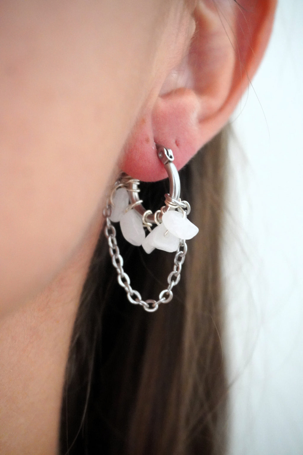 Boucle d'oreille LUMEN Silver