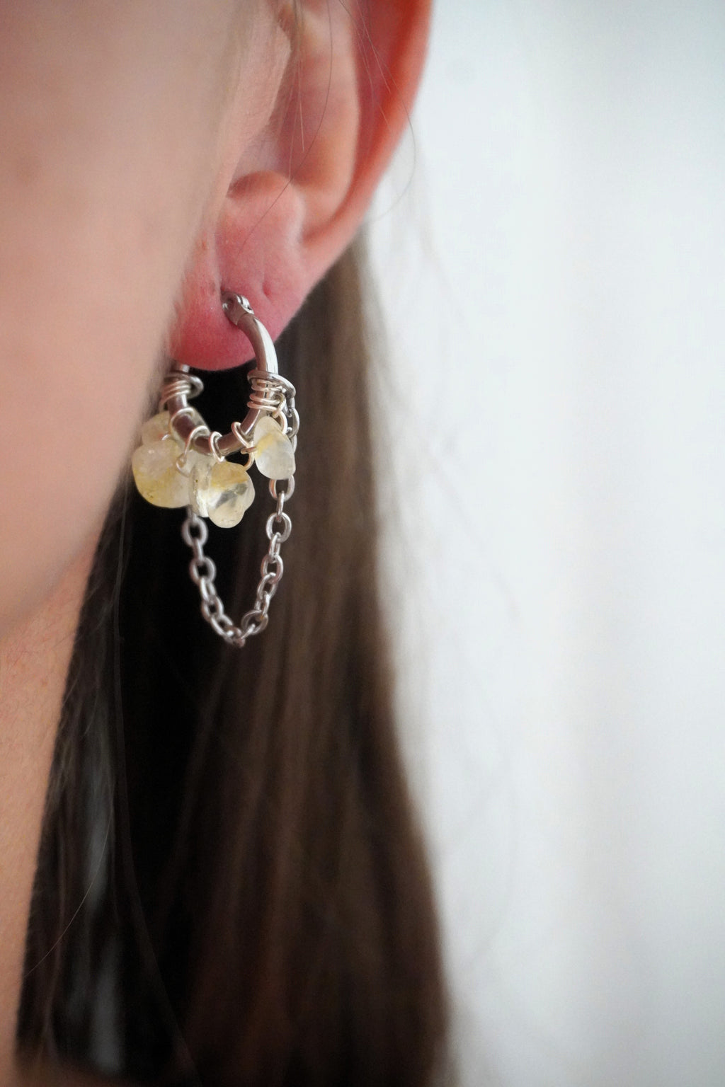 Boucle d'oreille LUMEN Silver