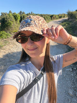 Casquette étoile léopard