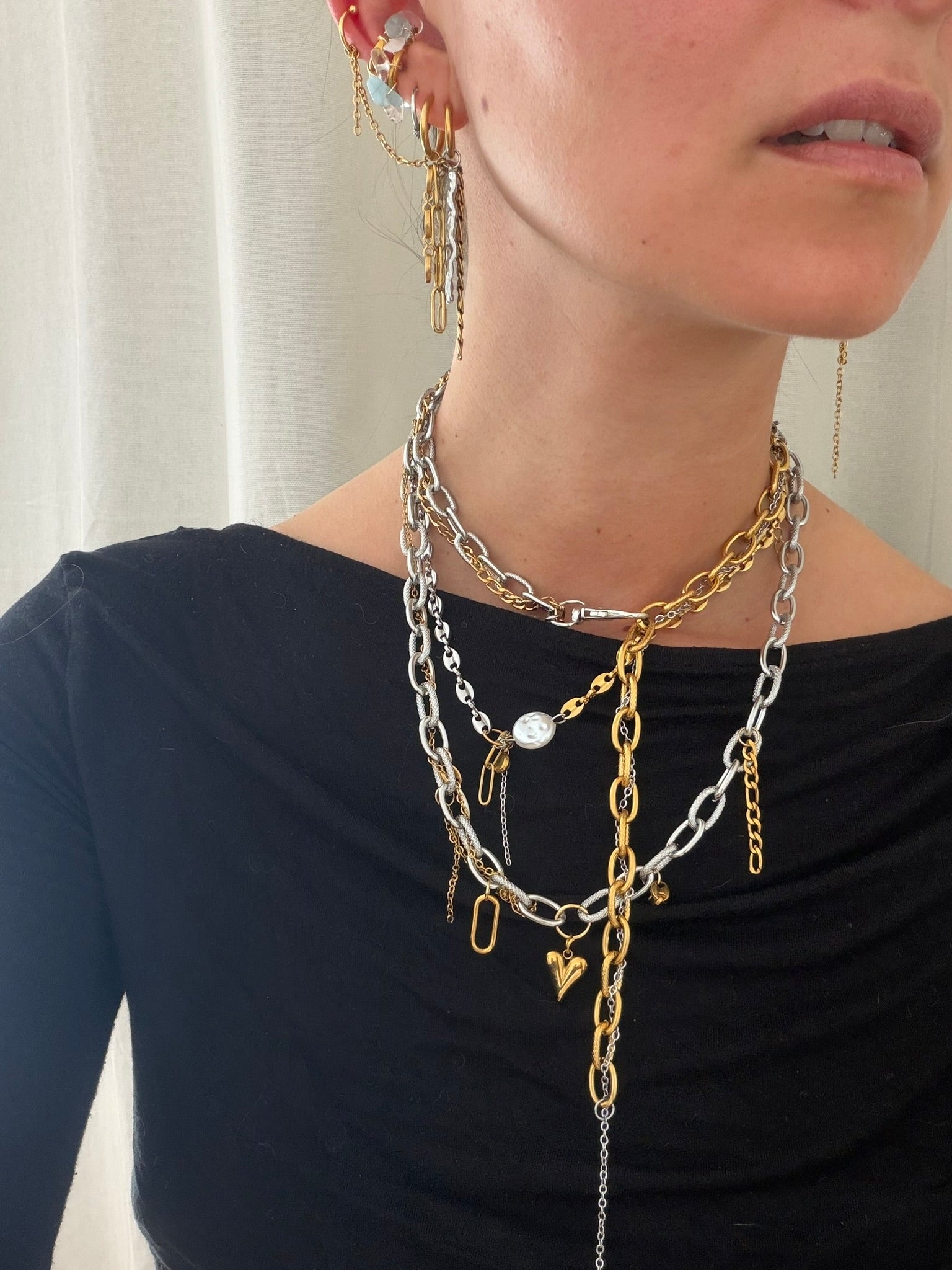 Boucle d'oreille - METAL SKIN