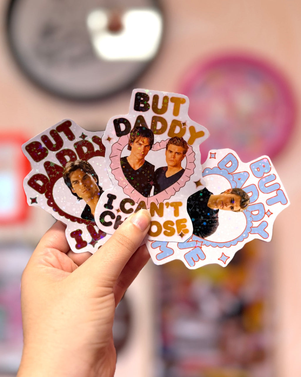 Sticker à Paillettes Vampire Diaries