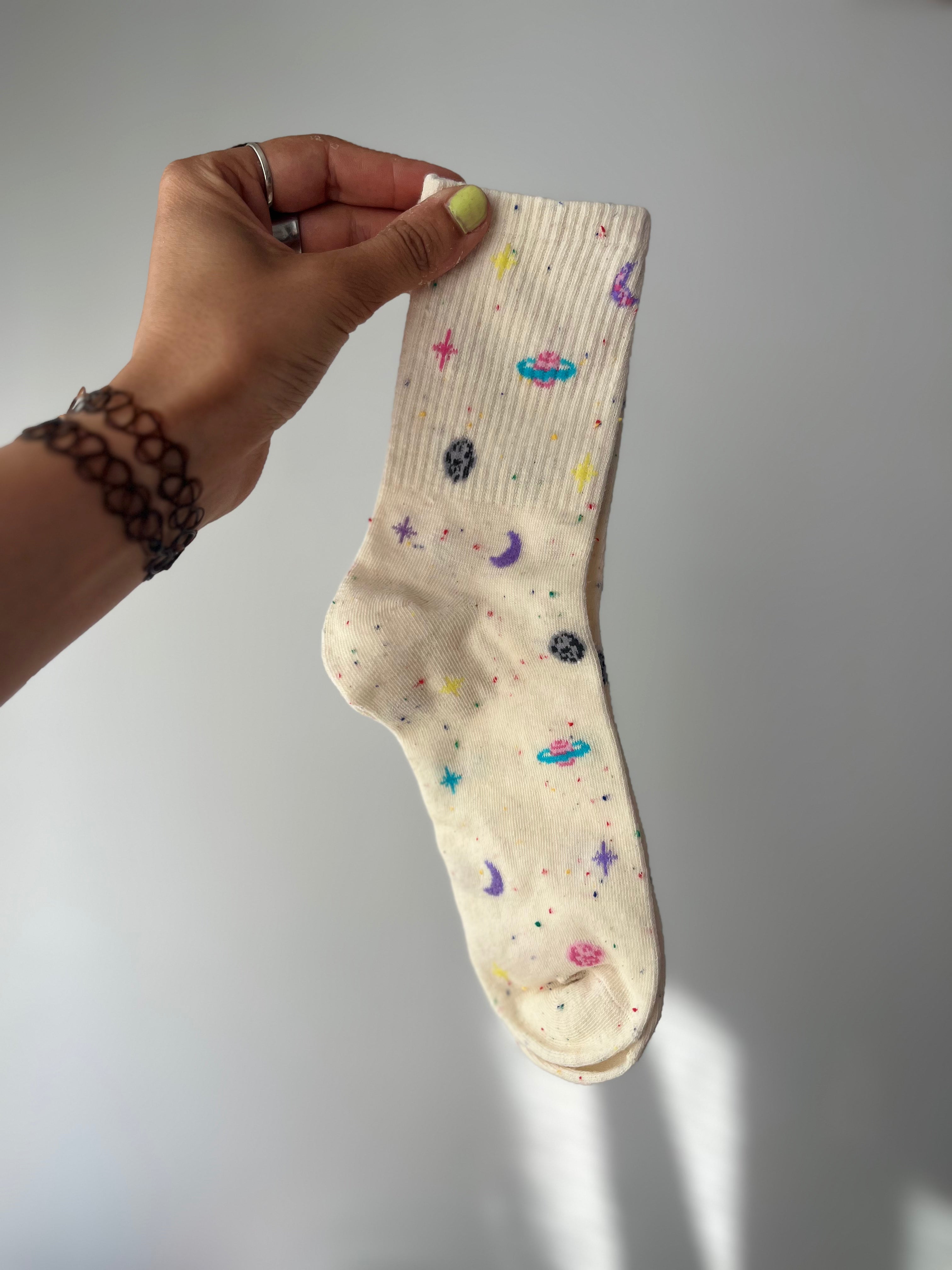 Chaussettes galaxie