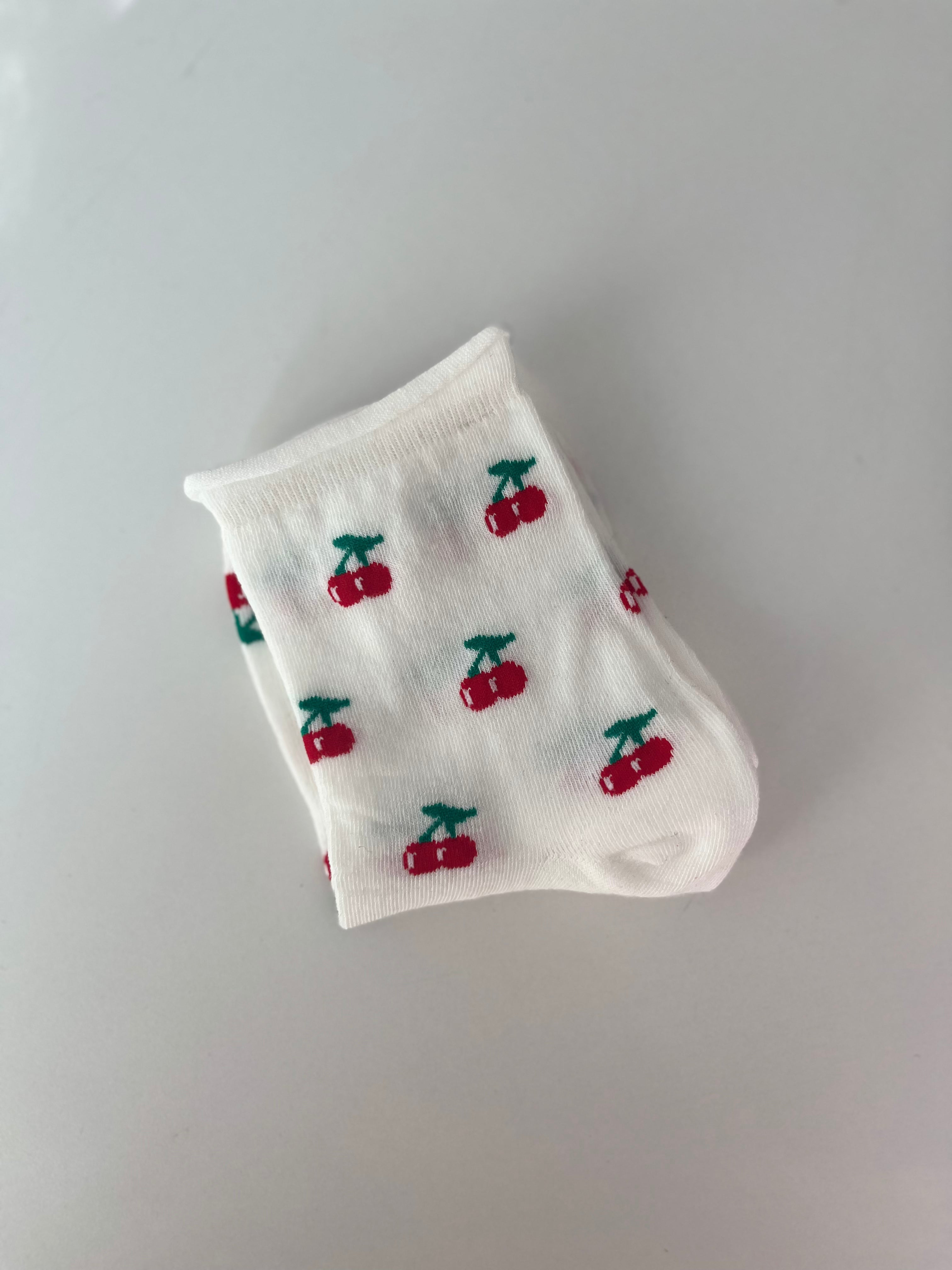 Chaussettes cerise