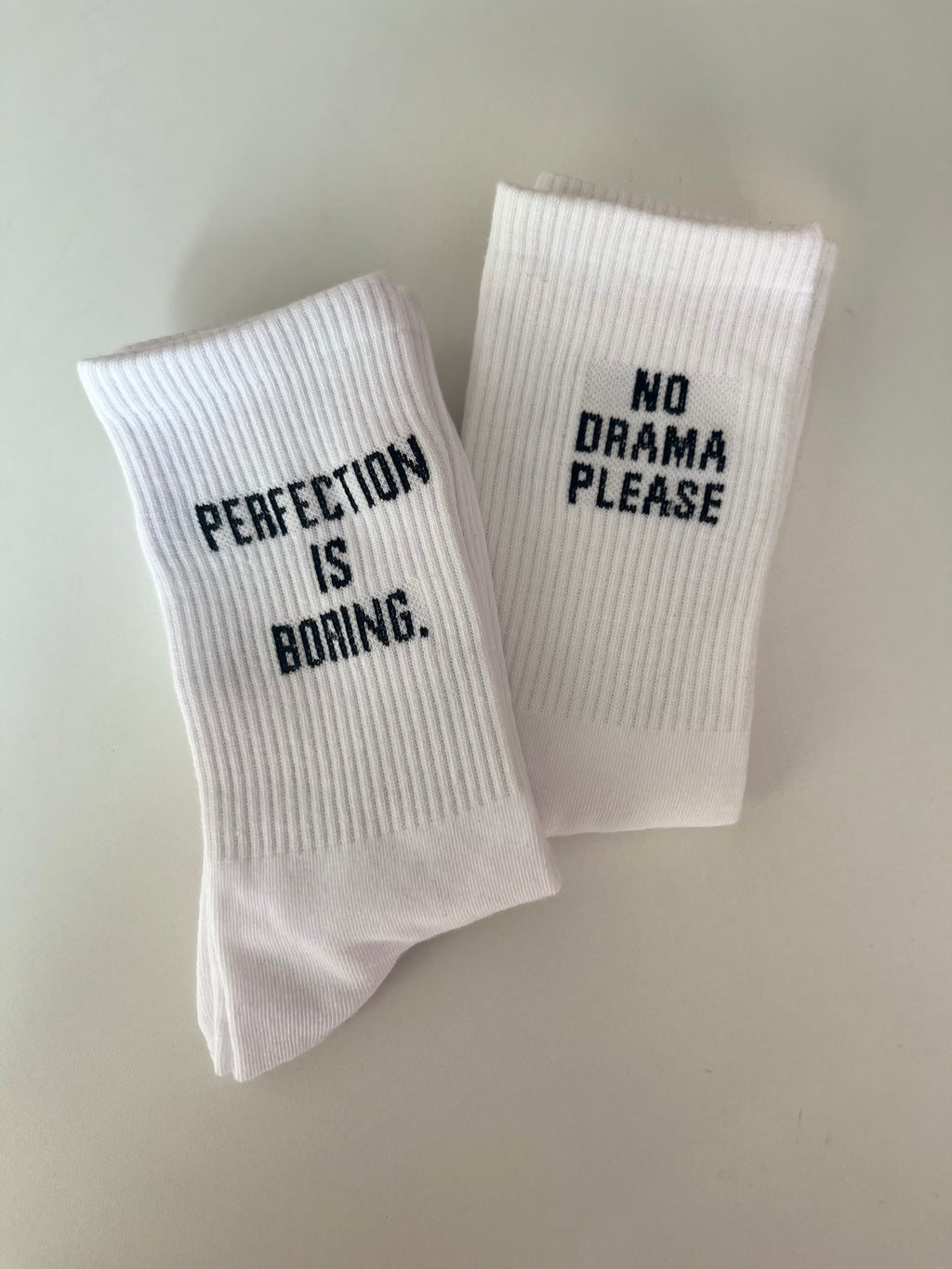 Chaussettes à message