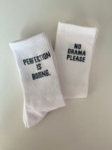 Chaussettes à message