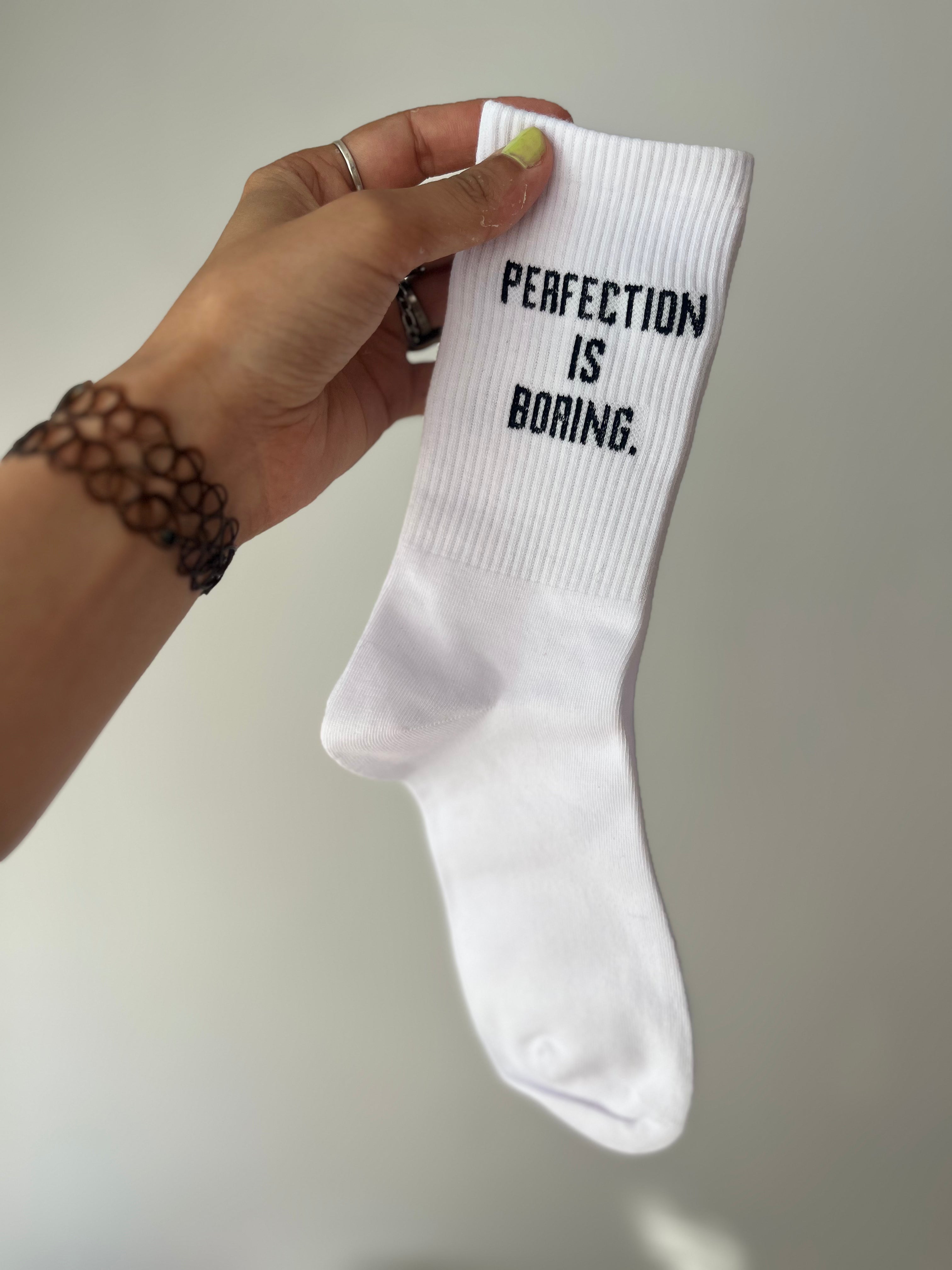 Chaussettes à message