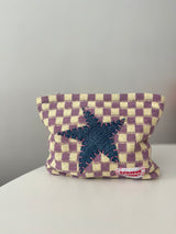 Trousse brodée étoile