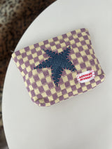 Trousse brodée étoile