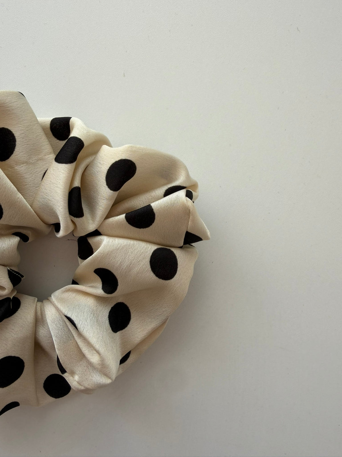 Chouchou XL gros pois blanc