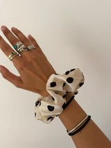 Chouchou XL gros pois blanc