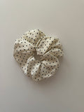 Chouchou XL petits pois blanc