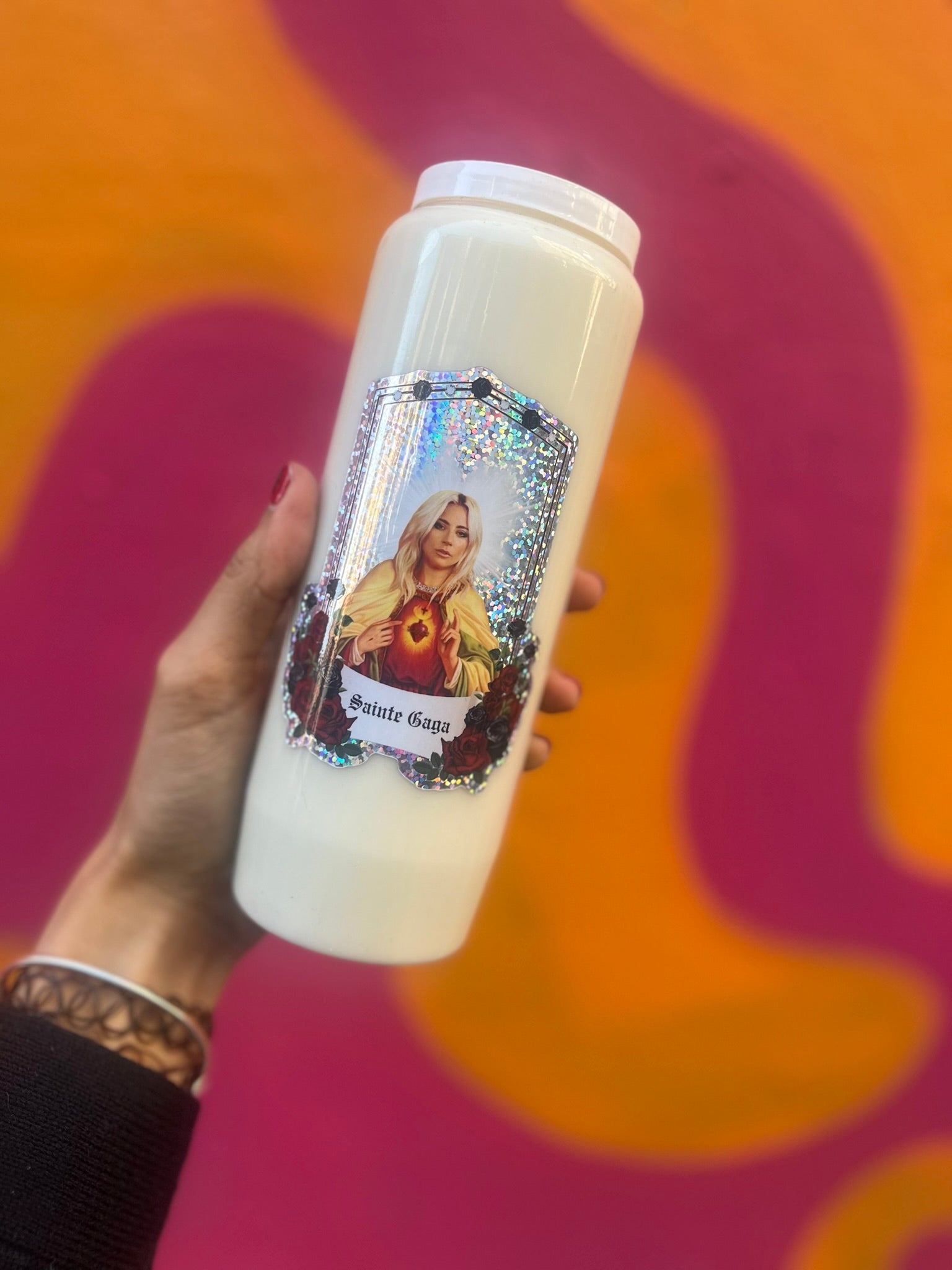 Bougie neuvaine Lady Gaga