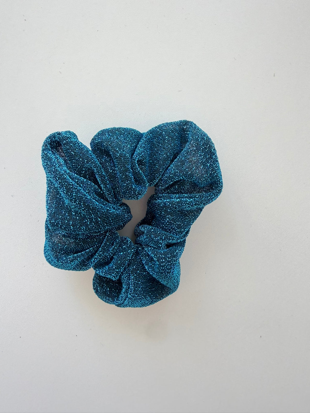 Chouchou à paillettes bleu