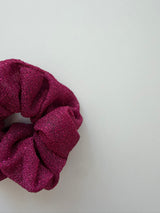 Chouchou à paillettes rose 3