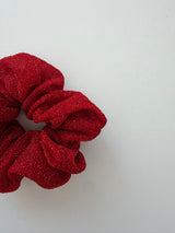 Chouchou à paillettes rouge