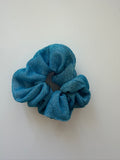 Chouchou à paillettes bleu 4