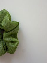 Chouchou à paillettes vert 2