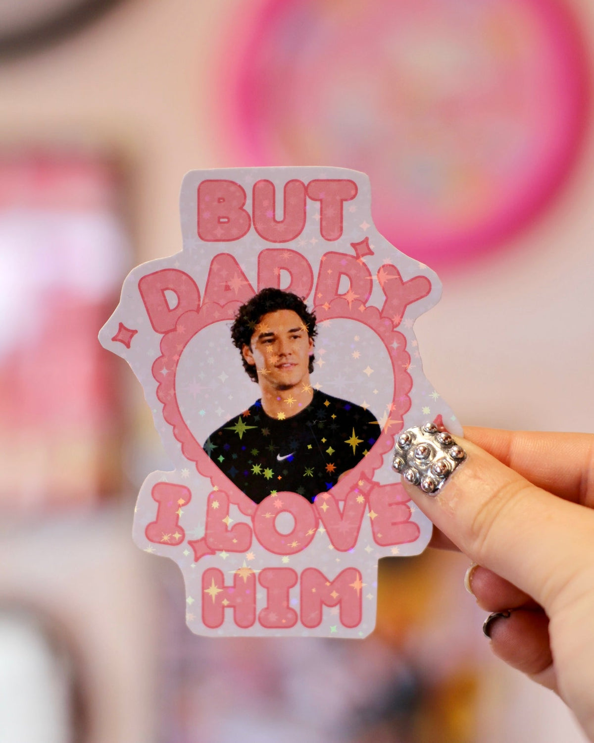 Sticker à Paillettes Garrett Graham – Off Campus