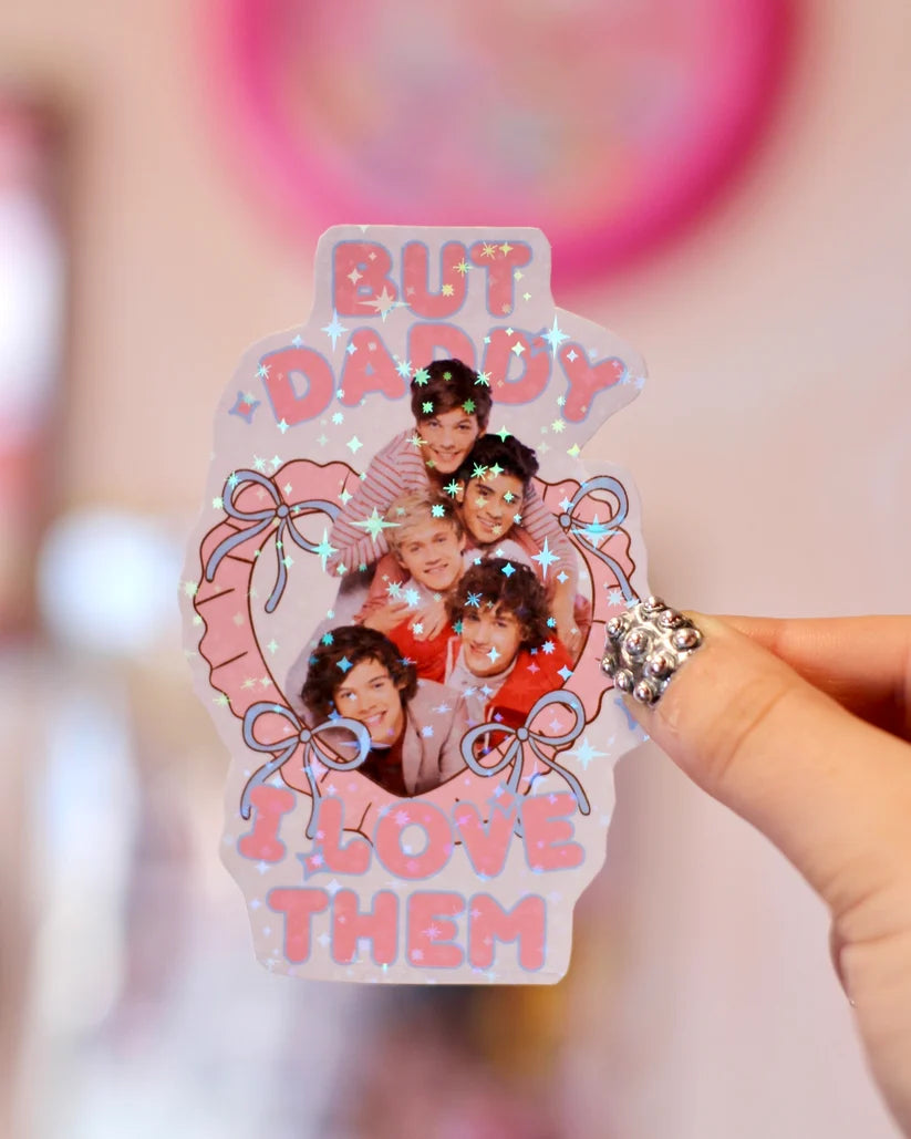 Sticker à Paillettes One Direction