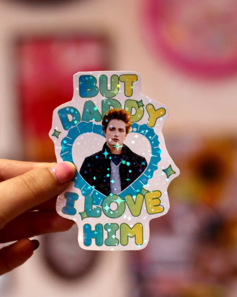 Sticker à Paillettes Edward Cullen