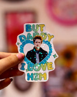 Sticker à Paillettes Edward Cullen
