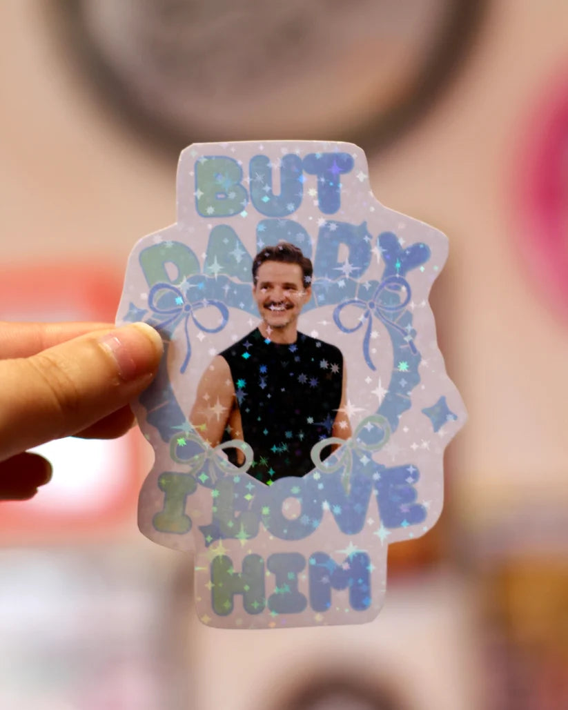 Sticker à Paillettes Pedro Pascal