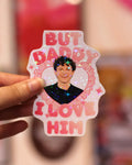 Sticker à paillettes Tom Holland