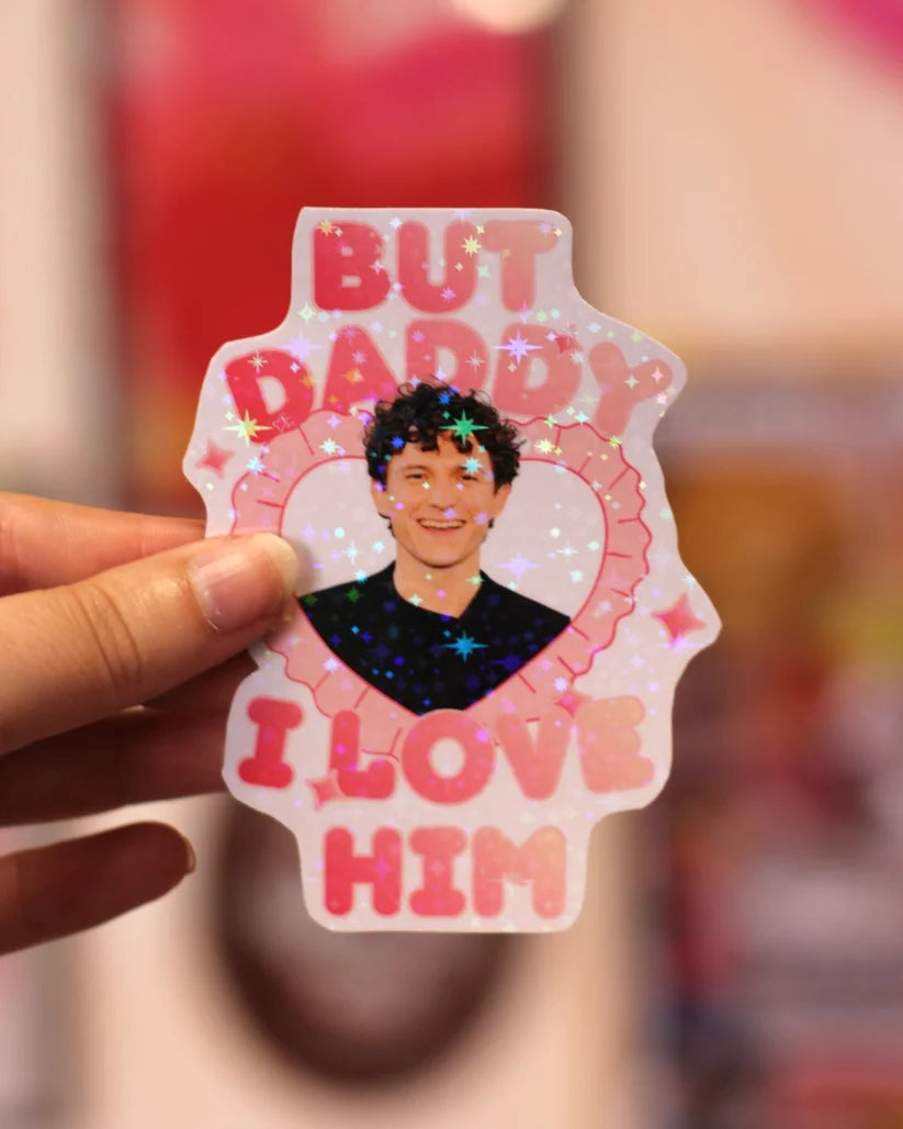Sticker à paillettes Tom Holland