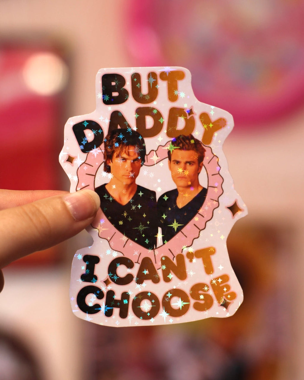 Sticker à Paillettes Vampire Diaries