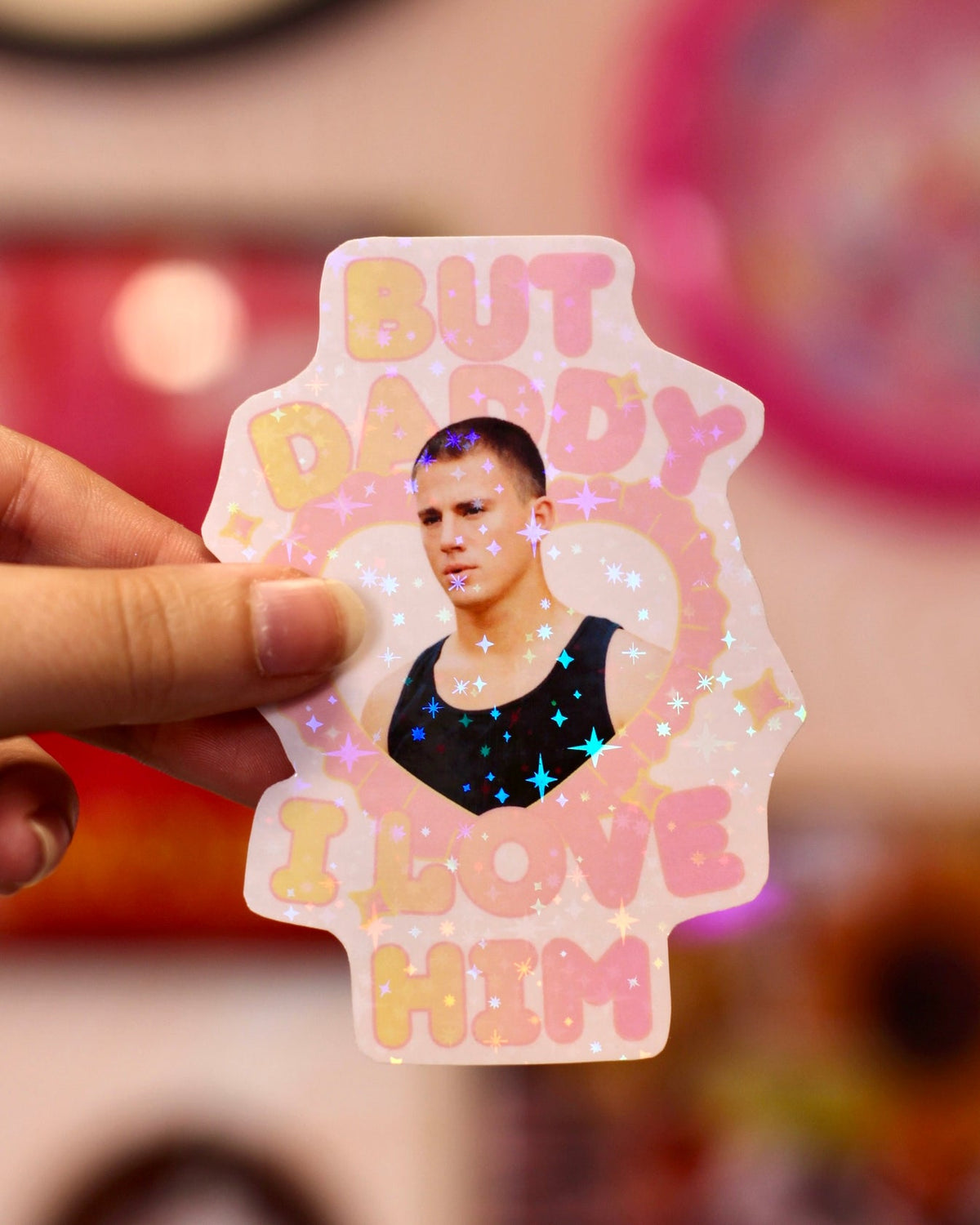 Sticker à Paillettes Channing Tatum