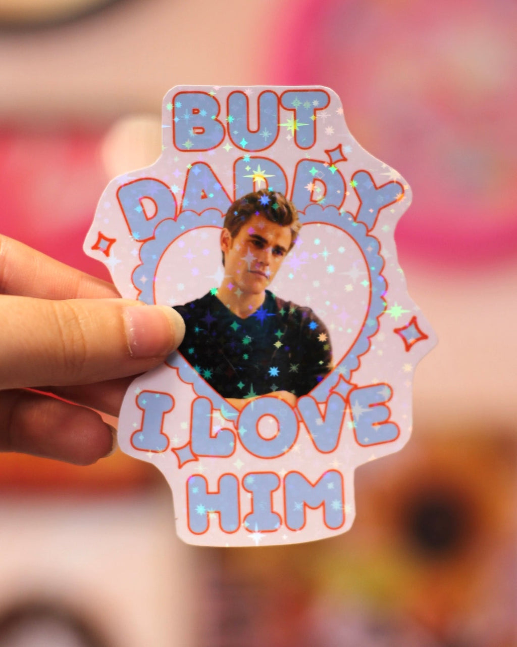 Sticker à Paillettes Vampire Diaries
