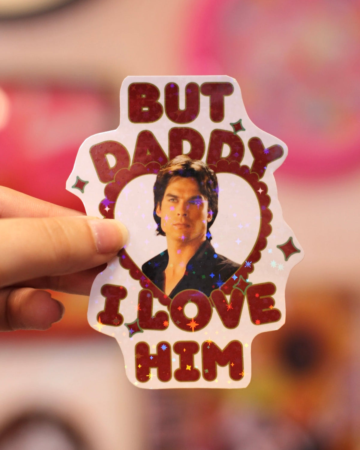 Sticker à Paillettes Vampire Diaries