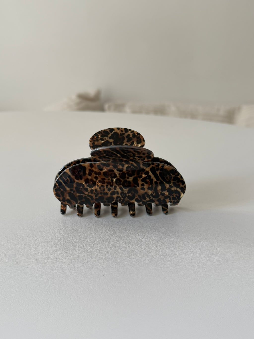 Pince à cheveux léopard