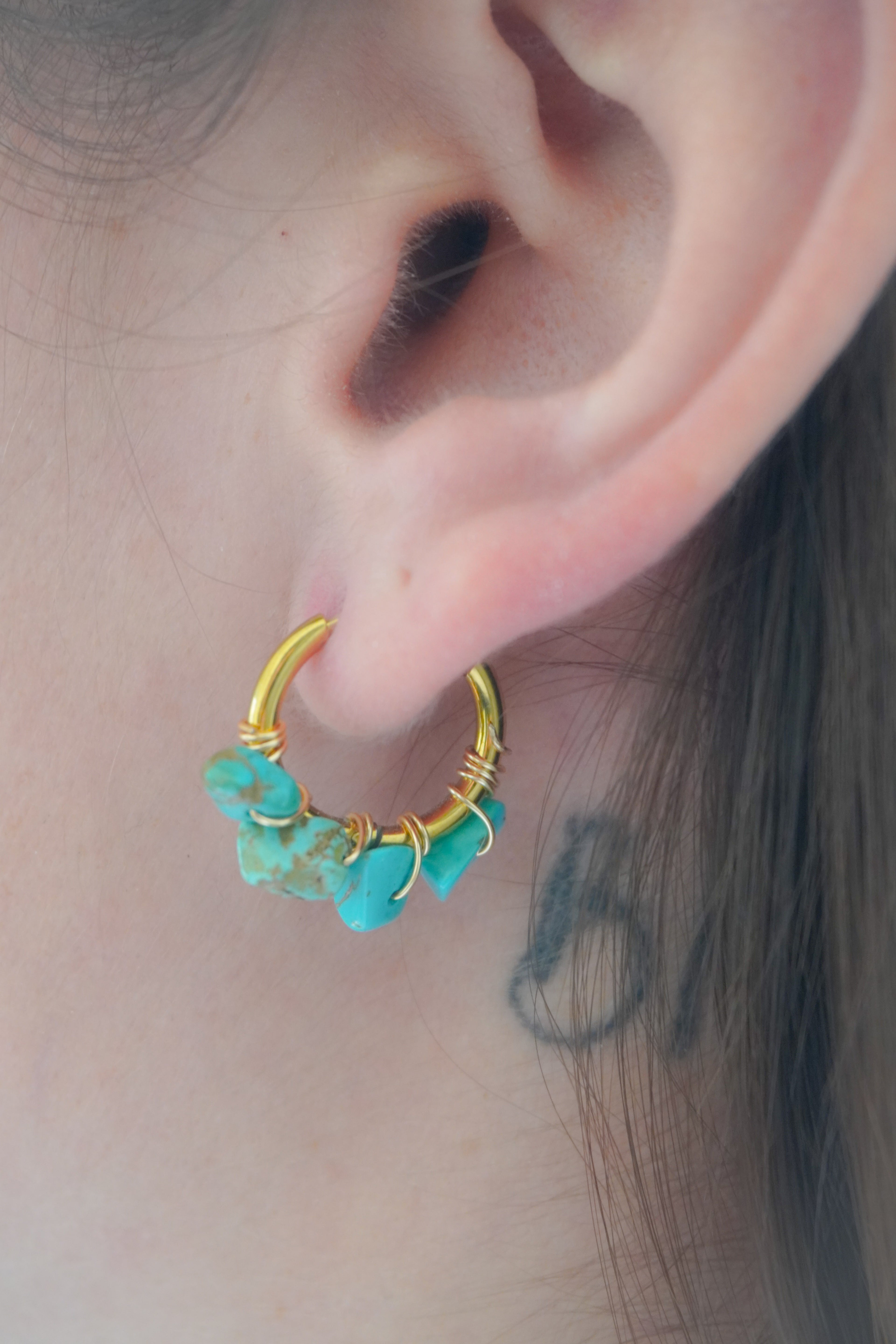 Boucle d'oreille AURA - Hathor