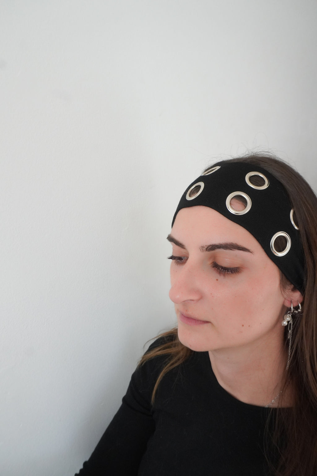 Bandeau oeillets noir