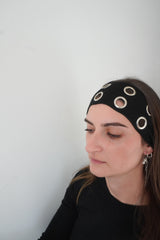 Bandeau oeillets noir